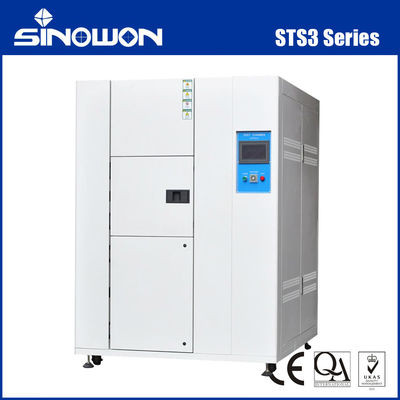 Chambre d'essai à choc thermique à trois boîtes refroidie à l'air / refroidie à l'eau série STS3