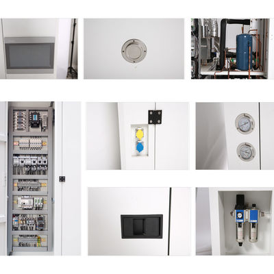 Chambre d'essai à choc thermique à trois boîtes refroidie à l'air / refroidie à l'eau série STS3