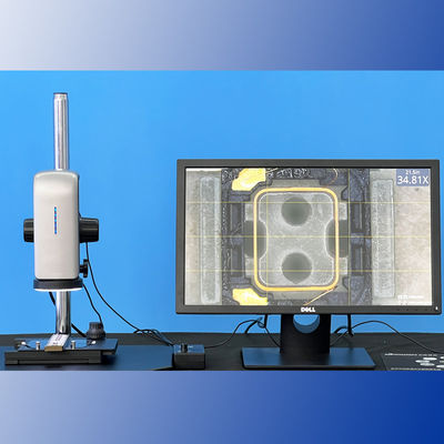 Microscope vidéo industriel motorisé 27X - 163X Microscope électrique à zoom sans pas